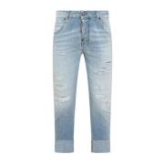 Dsquared2 Slitna, korta jeans i blått Blue, Dam