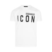 Dsquared2 Be Icon Cool T-Shirt White, Herr