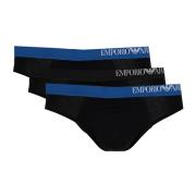 Emporio Armani Bottoms Black, Herr