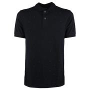 Emporio Armani Polo T-shirt med Art. 6K1F69 1Jptz09F3 Black, Herr