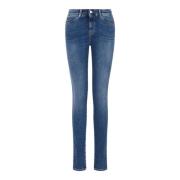 Emporio Armani Dam J18 Femficksjeans Blue, Dam