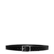 Emporio Armani Elegant Läderbälte - Reversibelt Design Black, Herr