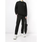 Fred Perry Svart Crewneck Tröja Black, Herr