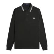 Fred Perry Klassisk långärmad polotröja Green, Herr