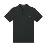 Fred Perry Slim Fit Plain Polo Nattgrön / Honungsguld Green, Herr