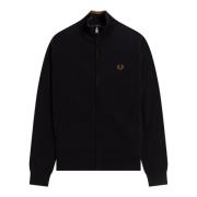 Fred Perry Svarta Sweaters - Stil/Modell Namn Black, Herr