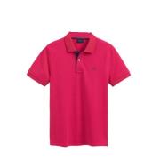 Gant Klassisk Polo Shirt Pink, Herr