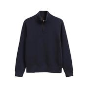 Gant Bekväm och stilfull Demi-Zip Sweatshirt Blue, Herr