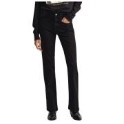 Gant Flare Bomull Jersey Byxor Black, Herr