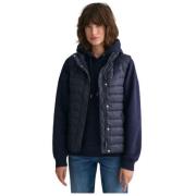 Gant Quiltad ärmfri dunjacka Blue, Dam