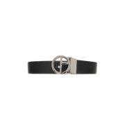 Giorgio Armani Belt with logo Black, Herr