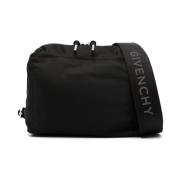 Givenchy Svart Axelväska för Män Aw23 Black, Herr