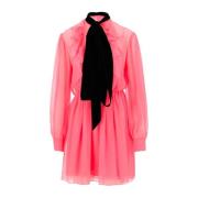 Gucci Utställd Sidenklänning Pink, Dam