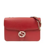 Gucci Cross Body Väska Red, Dam