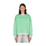 Guess Amerikansk Vintage Logo Sweatshirt Green, Herr