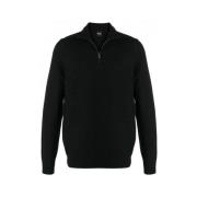 Hugo Boss Sweatshirt med dragkedja Black, Herr