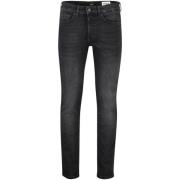 Hugo Boss Herr Orange Delaware Slim Fit Jeans Black, Herr