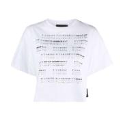 John Richmond Snygga Damers Grafiska T-Shirts White, Dam