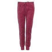 Juicy Couture Tapered Sweatpants med Dragsko Red, Dam
