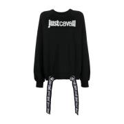 Just Cavalli Sweatshirts Black, Dam