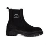 Karl Lagerfeld Mocka ankelboots Black, Herr