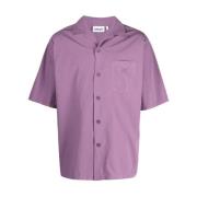 Kenzo Kortärmad skjorta Purple, Herr