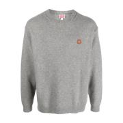 Kenzo Grå Sweatshirts för Män Aw23 Gray, Herr