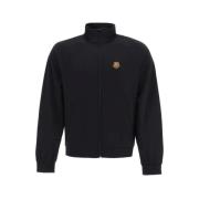 Kenzo Sweatshirt med dragkedja och unik brodyr Black, Herr