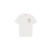 Kenzo Elephant Logo T-shirts och Polos Beige, Herr