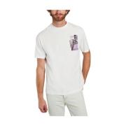 Kenzo Stiligt Grafiskt T-Shirt Klänning White, Herr