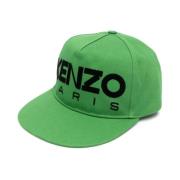 Kenzo Grön Logo Baseball Cap Green, Herr