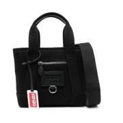 Kenzo Stilfull kompakt handväska med dragkedjeficka Black, Dam