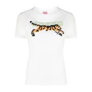 Kenzo Camiseta Stilfull T-shirt White, Dam