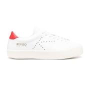 Kenzo Låga Top Sneakers White, Dam