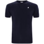 K-Way Edwing Rundhals T-shirt Blue, Herr