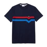 Lacoste Ekologisk Bomull Krokodil T-Shirt Blue, Herr