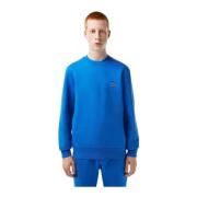 Lacoste Herr Blå Basic Tröja Varm. . Tidlös. Blue, Herr