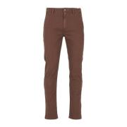 Levi's Brun Bomull Stretch Byxor Brown, Herr