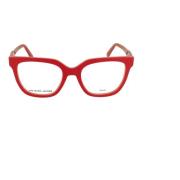 Marc Jacobs Stilfulla Cat Eye Glasögon Red, Dam