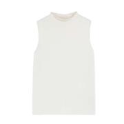 Max Mara Top Stil, Ljus och Naturligt Vit White, Dam