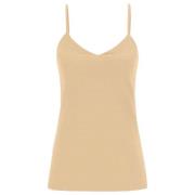 Max Mara Ärmlös Top Beige, Dam