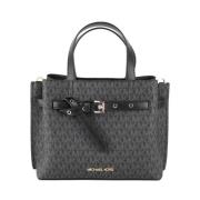 Michael Kors Stilren Emilia Small Satchelväska Black, Dam