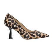 Michael Kors Leopardmönstrade Pumps med spetsiga tår Multicolor, Dam