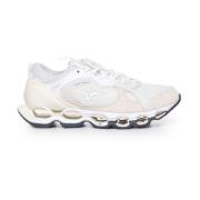 Mizuno Vita Sneakers med Mocka och Mesh Paneler White, Herr