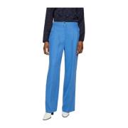 NAF NAF Tapered Trousers Blue, Dam