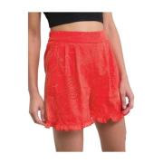 NAF NAF Casual Shorts Red, Dam