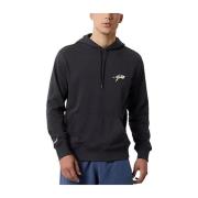 New Balance Hoodies Black, Herr