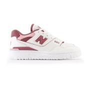 New Balance Vita Sneakers med Röda och Rosa Detaljer White, Dam