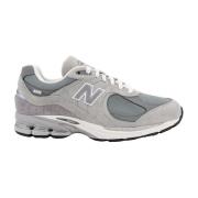 New Balance Grå Sneakers med Lädermonogram Gray, Herr