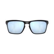 Oakley Wraparound Solglasögon med Prizm Deep Water Polarized Lins Blac...